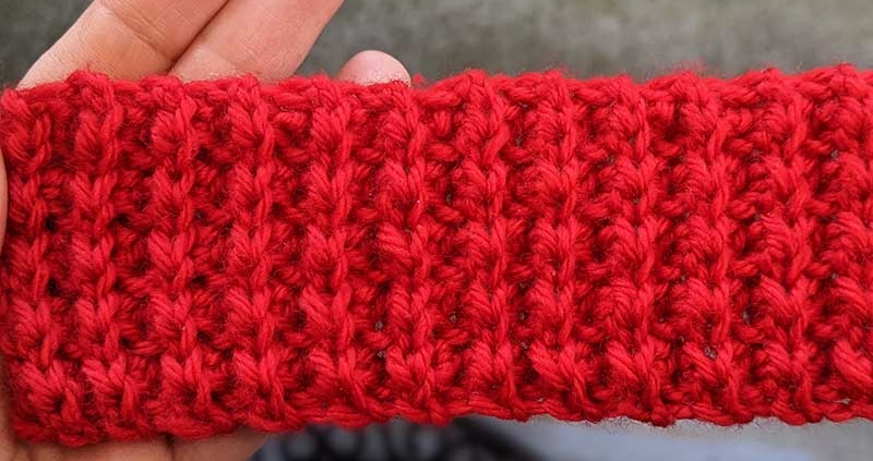elegant crochet ribbing that can be used for almost any item