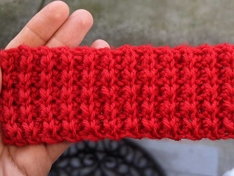 elegant crochet ribbing that can be used for almost any item