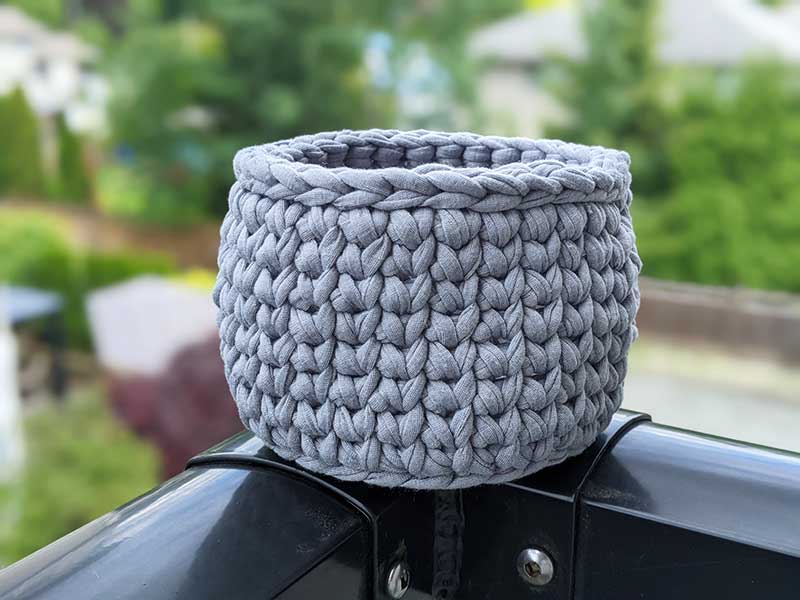 crochet pen or pencil holder pattern