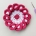 crochet flower coaster pattern