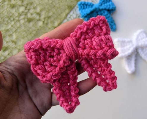 crochet bow free pattern