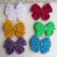 crochet hair bow pattern for beginners