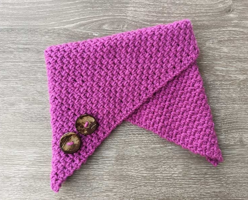 crochet rectangular scarf cowl pattern