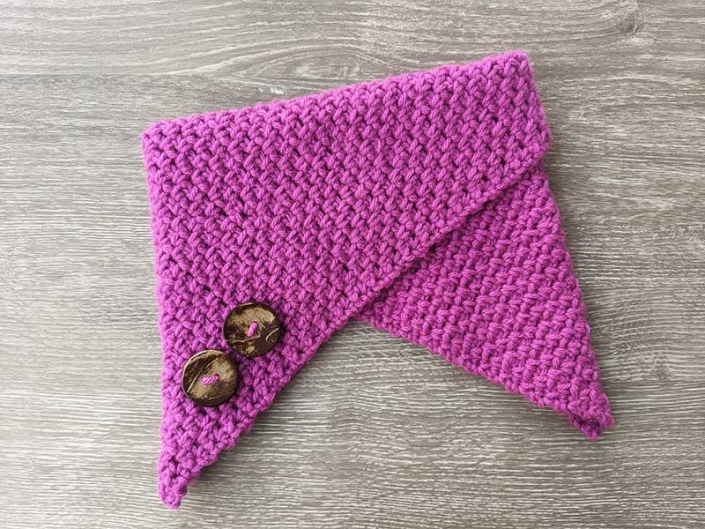 Free Crochet Rectangular Scarf (Cowl) Pattern - Crochet Bits