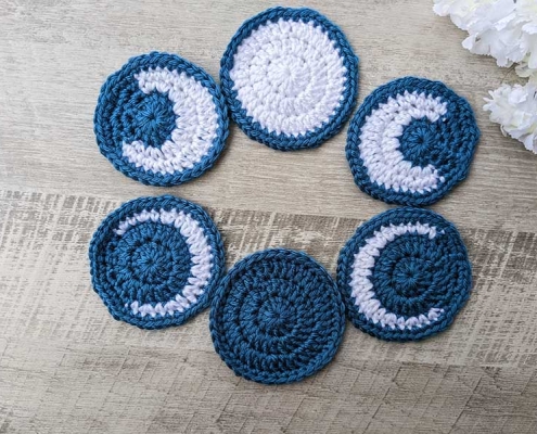 crochet moon phases pattern