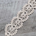 flower-style crochet bookmark