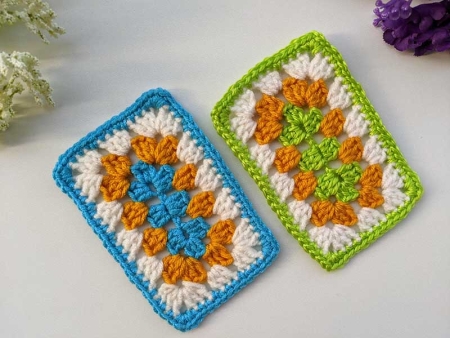 lace crochet granny rectangle pattern