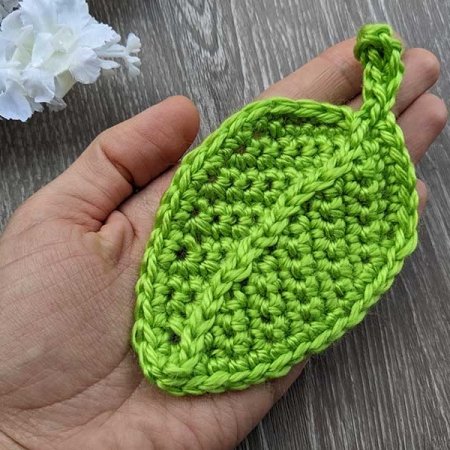 crochet fall autumn leaf pattern