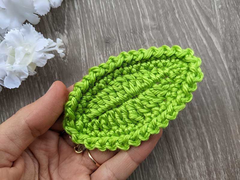 oval leaf crochet pattern