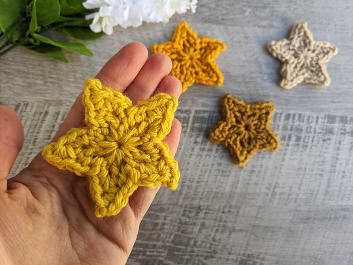 Free Crochet 5 Point Star Pattern Crochet Bits