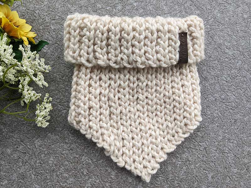 crochet bulky bandana cowl