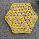 hexagon star coaster crochet pattern