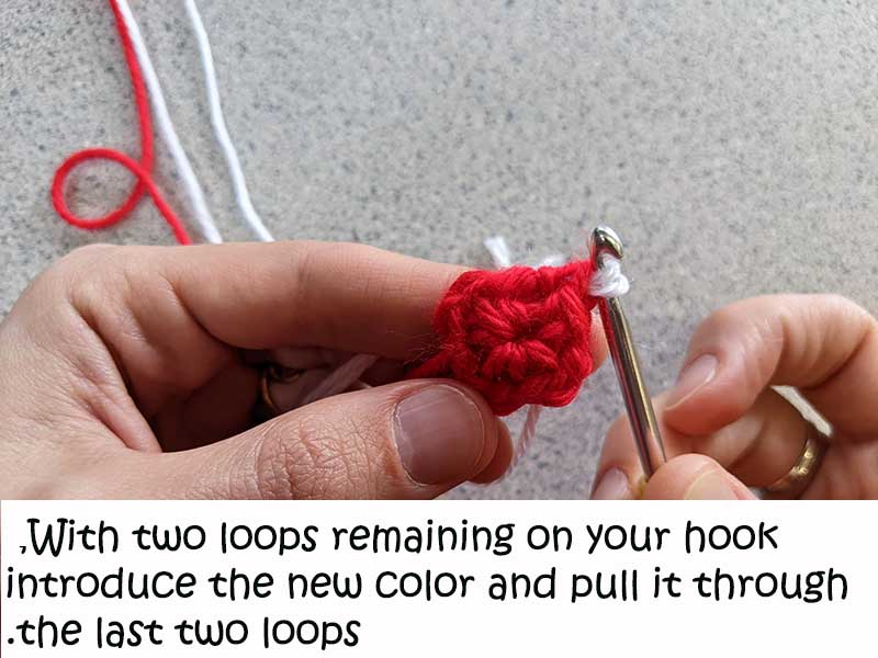 crochet moss stitch granny square - round 1-3