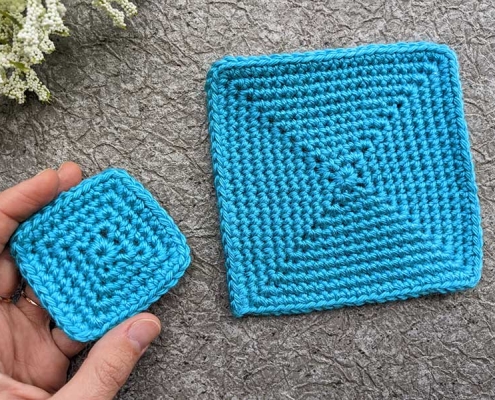 single crochet granny square pattern