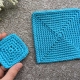 single crochet granny square pattern