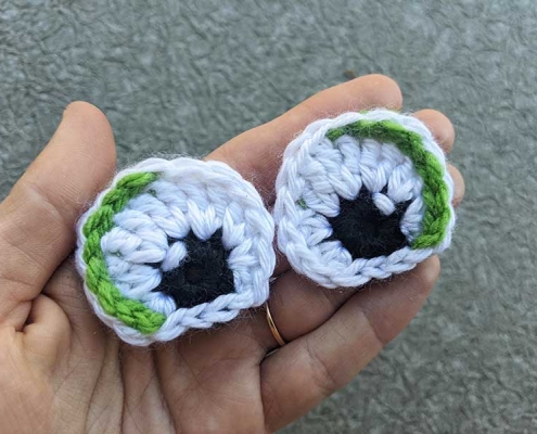 crochet eyes pattern