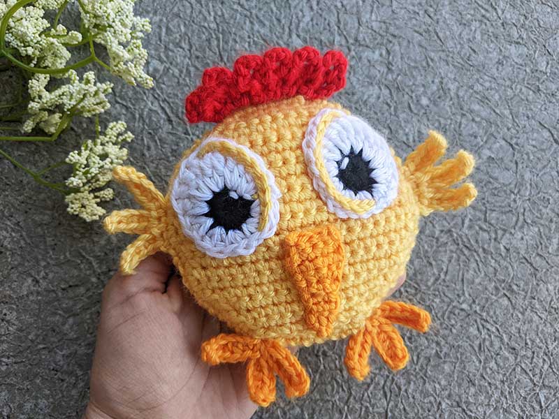 baby chicken toy crochet pattern