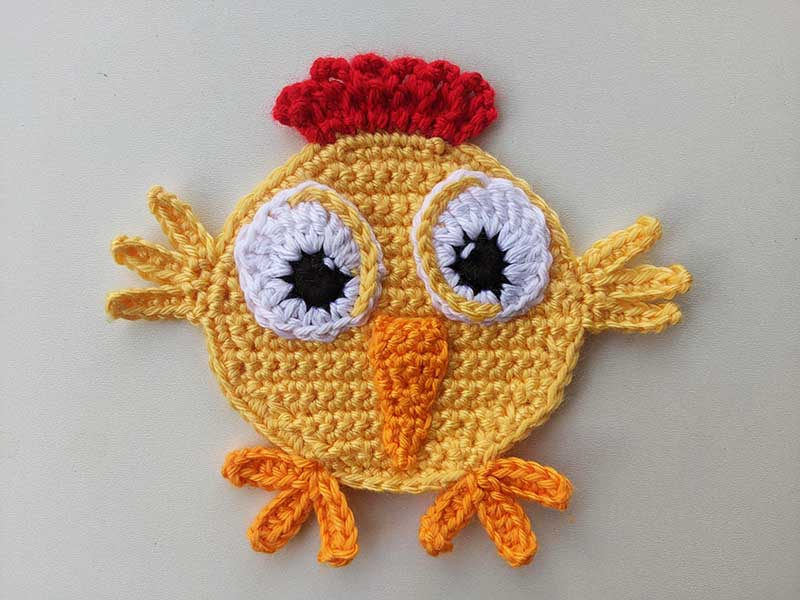 crochet baby chicken