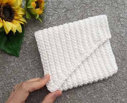 crochet wide wallet pattern