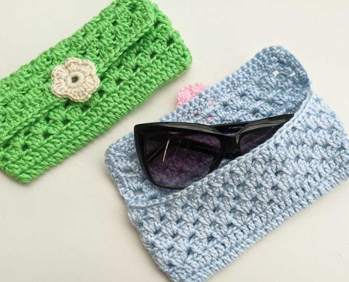 crochet eyeglasses (sunglasses) holder pattern