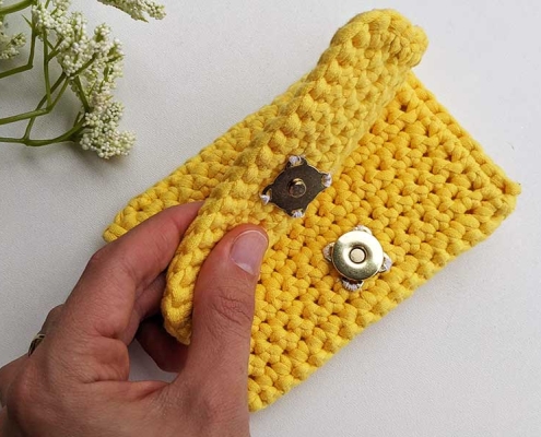 crochet narrow wallet pattern