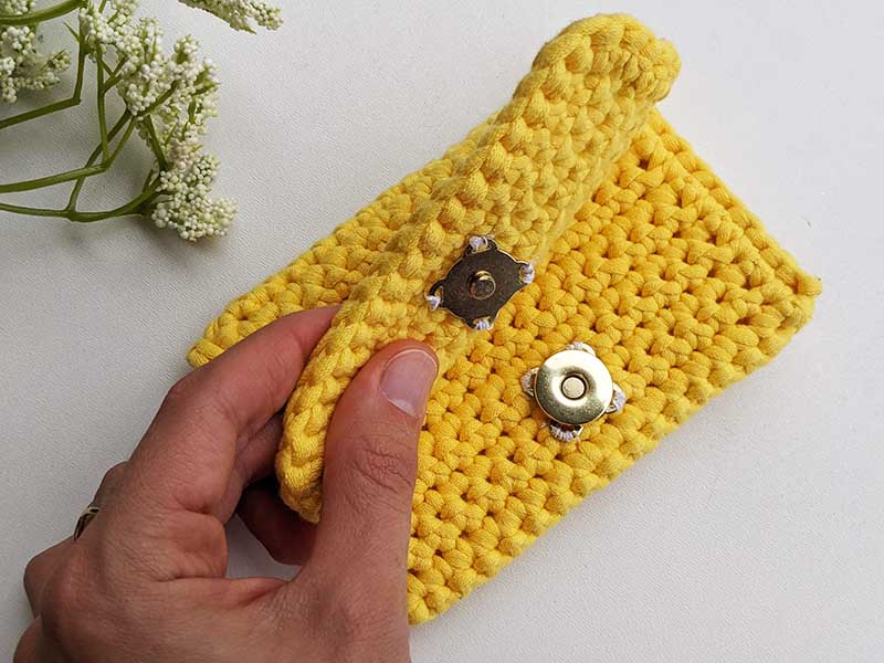 crochet narrow wallet pattern