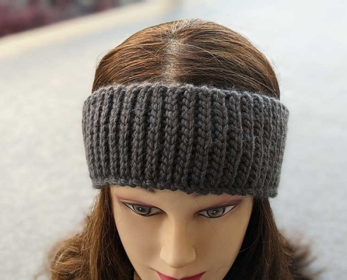 crochet one-row headband pattern