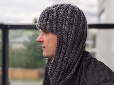 crochet unisex trapper hat pattern