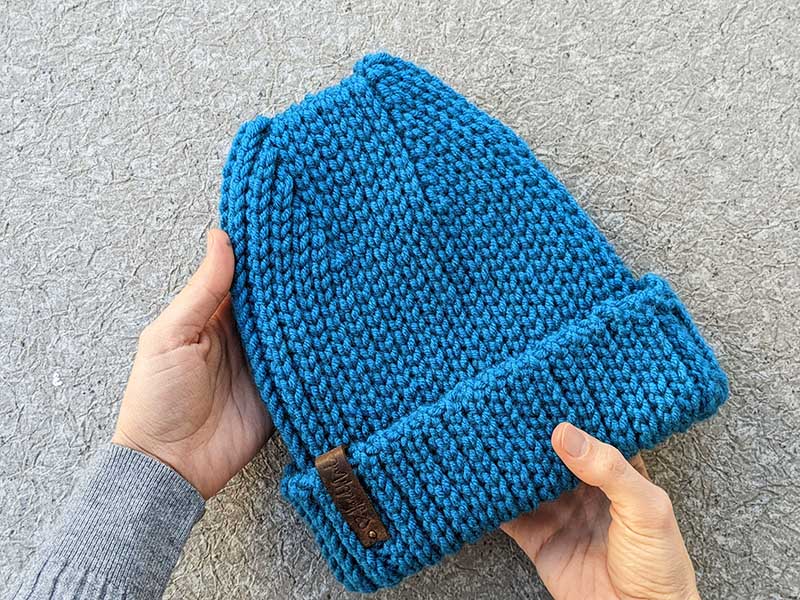 men's hat with double brim crochet pattern