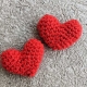 crochet 3-d heart pattern