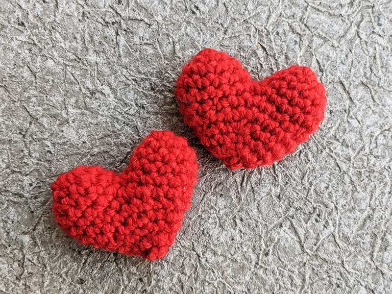 crochet 3-d heart pattern