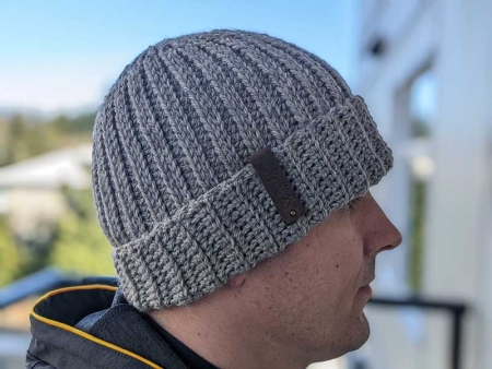 crochet nordic trail men's hat pattern