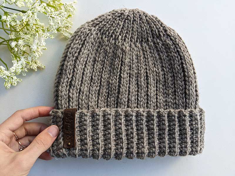 crochet nordic trail men's hat