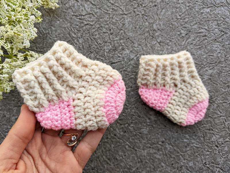crochet tiny toes preemie baby socks