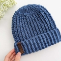 crochet nomad beanie for men on the flat surface