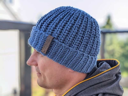 crochet nomad beanie pattern for men
