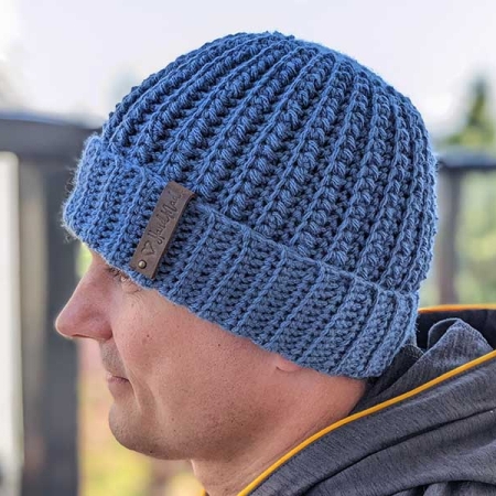 crochet nomad beanie pattern for men