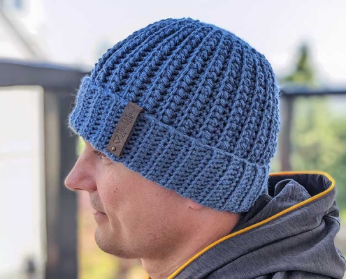 crochet nomad beanie pattern for men