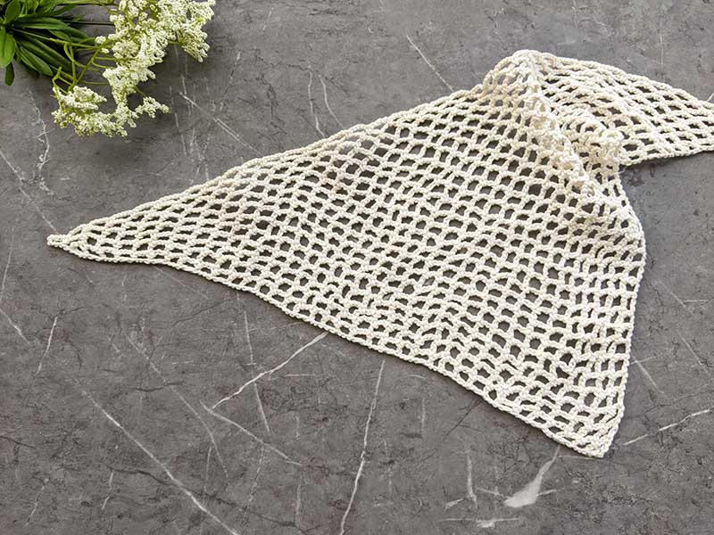 crochet summer bandana pattern