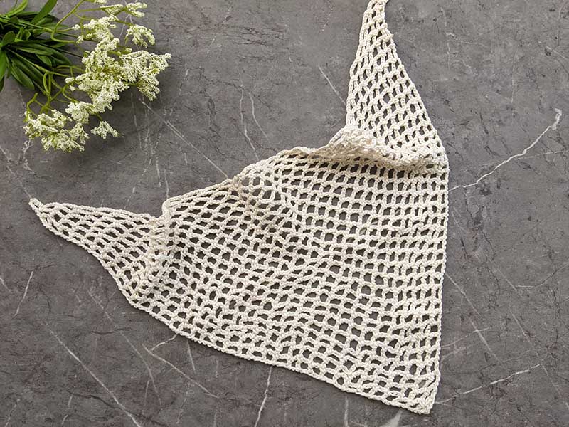 crochet summer bandana