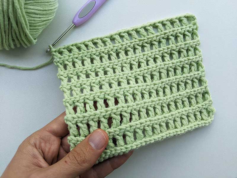crochet nautical lace stitch pattern