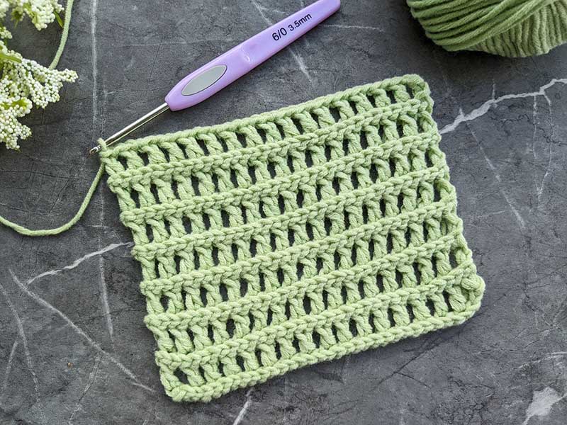 nautical mesh crochet stitch