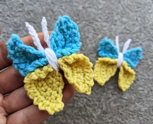 crochet decor butterfly pattern