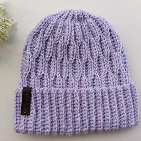 crochet ripple hat pattern