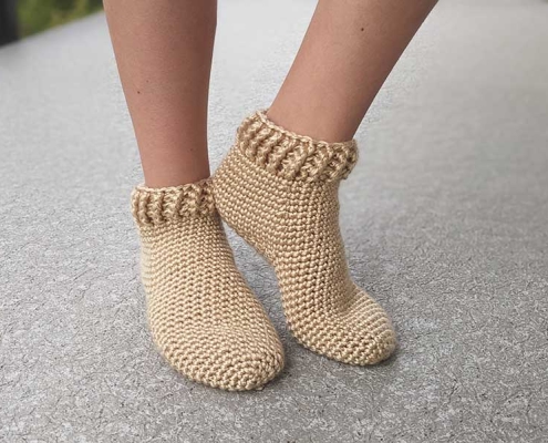 crochet kids size socks pattern