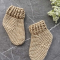 crochet newborn socks