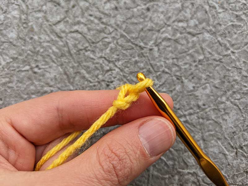 crochet jasmine stitch - step 1