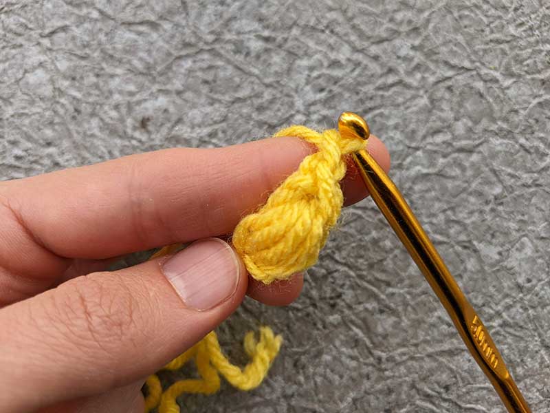 crochet jasmine stitch - step 10