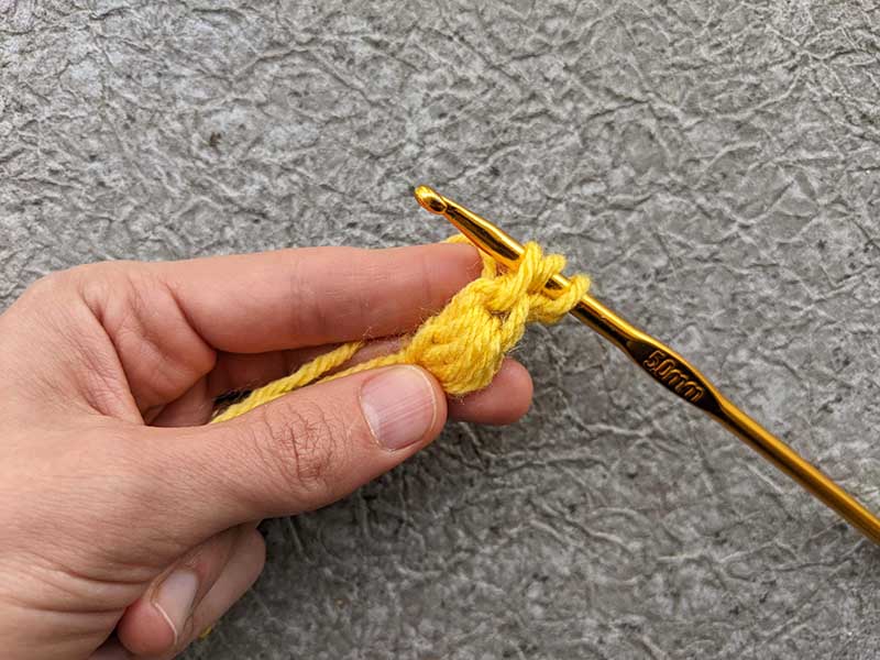 crochet jasmine stitch - step 13