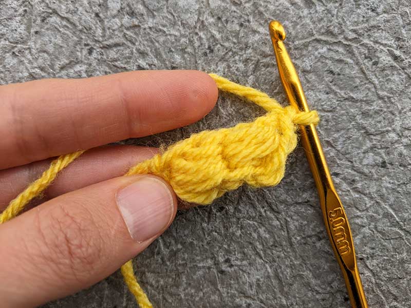 crochet jasmine stitch - step 18